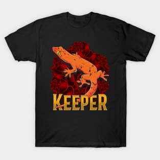 Awesome Gecko Keeper Proud Dinosaur Reptile Owners T-Shirt